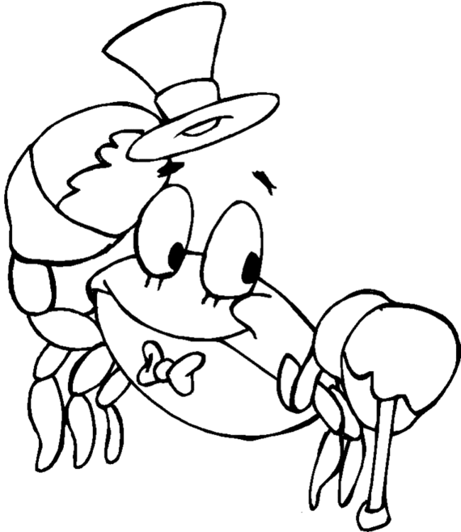 Coloring page: Crab (Animals) #4635 - Printable coloring pages