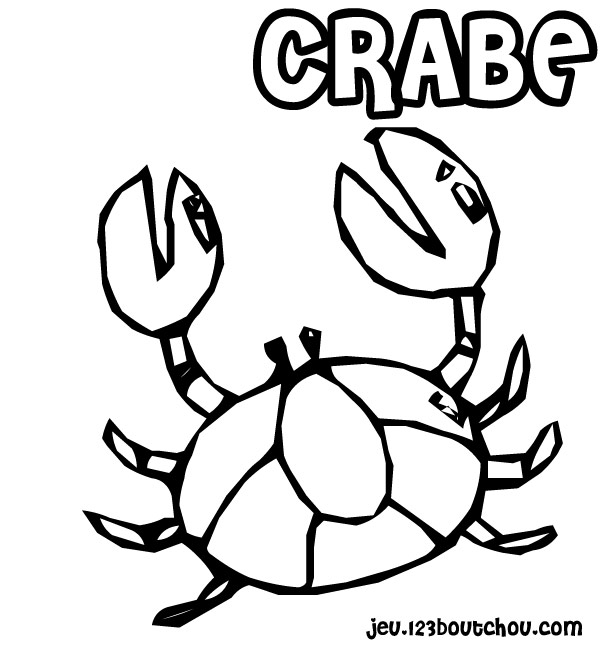 Coloring page: Crab (Animals) #4636 - Free Printable Coloring Pages