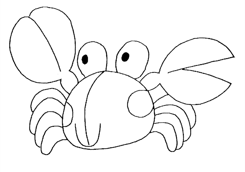 Coloring page: Crab (Animals) #4643 - Free Printable Coloring Pages