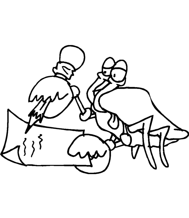 Coloring page: Crab (Animals) #4684 - Printable coloring pages