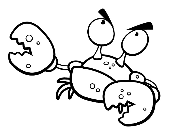 Coloring page: Crab (Animals) #4687 - Free Printable Coloring Pages