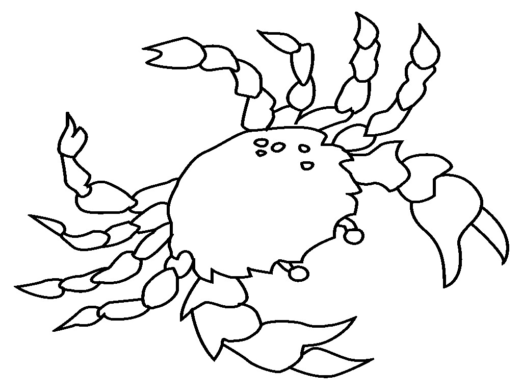 Coloring page: Crab (Animals) #4689 - Printable coloring pages