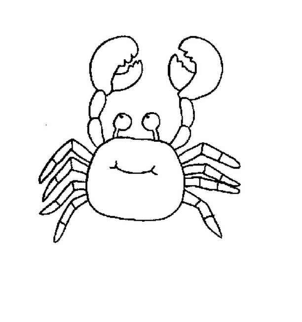 Coloring page: Crab (Animals) #4700 - Printable coloring pages