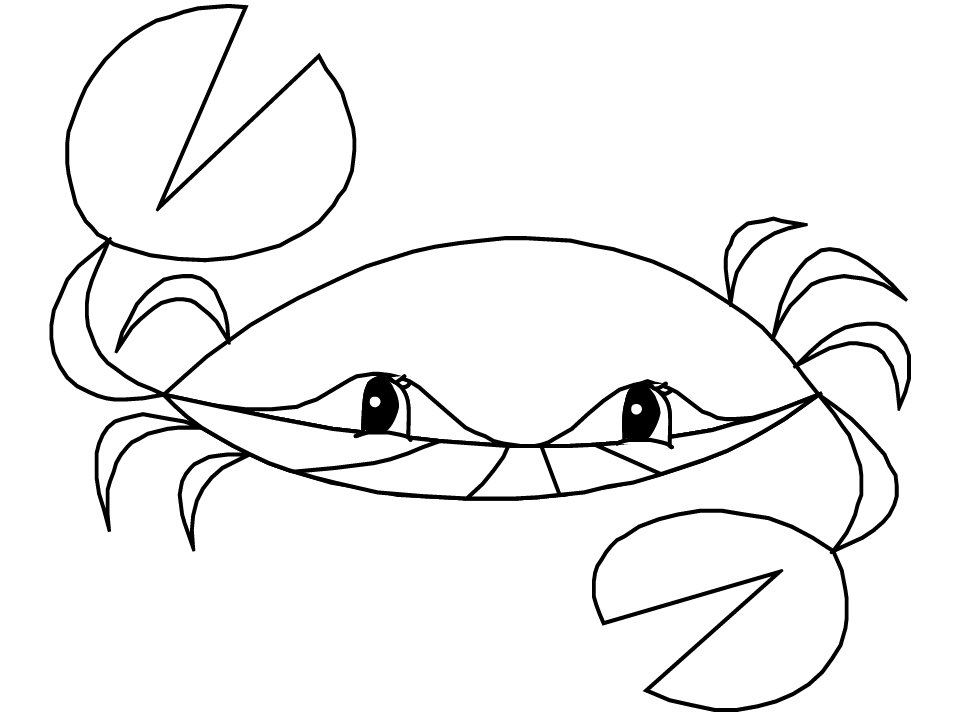 Coloring page: Crab (Animals) #4705 - Printable coloring pages
