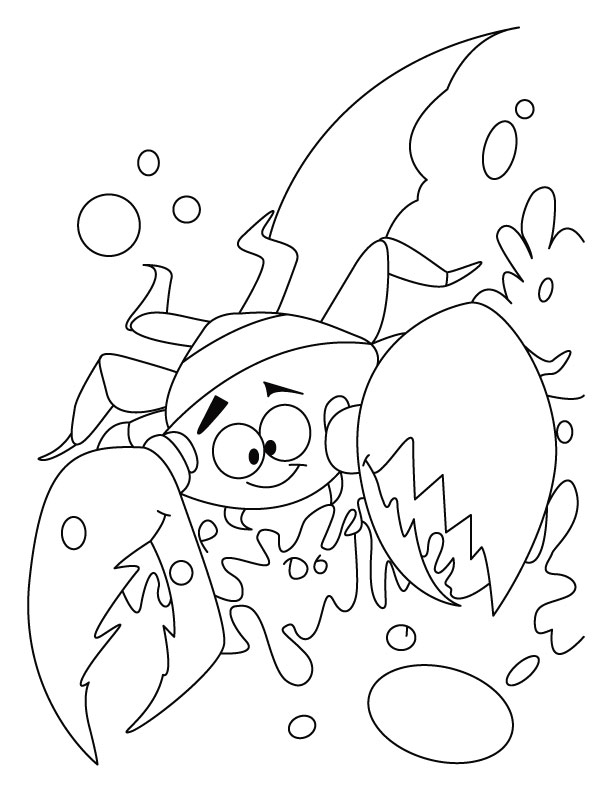 Coloring page: Crab (Animals) #4710 - Free Printable Coloring Pages