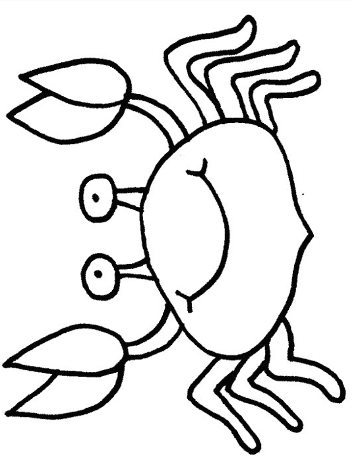 Coloring page: Crab (Animals) #4731 - Free Printable Coloring Pages