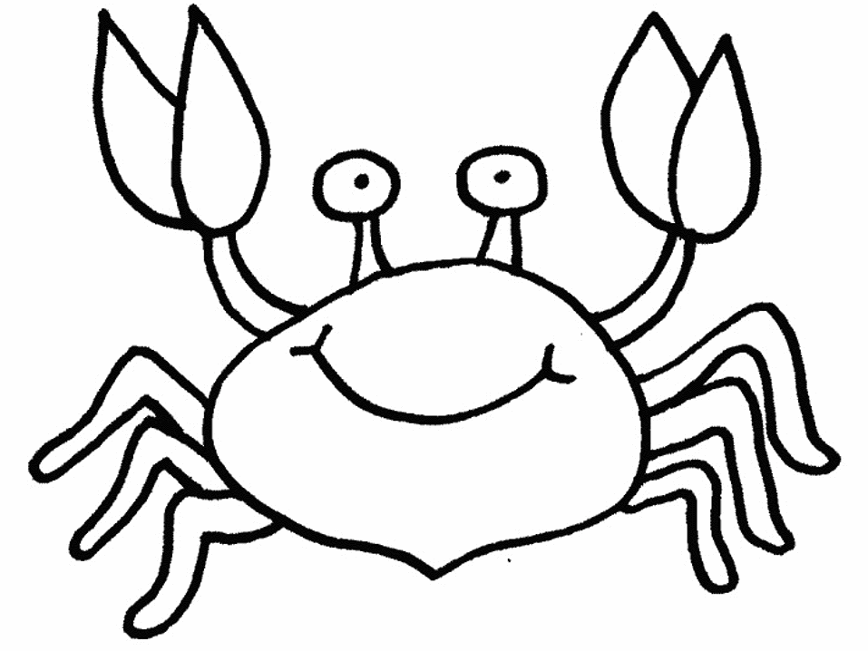 Coloring page: Crab (Animals) #4753 - Printable coloring pages