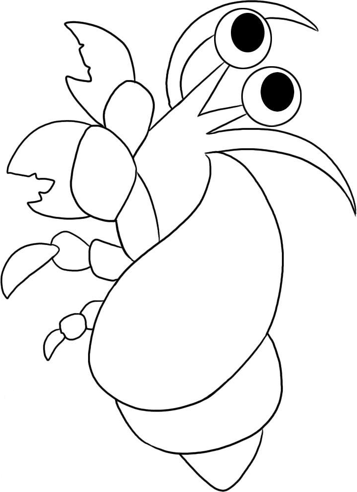 Coloring page: Crab (Animals) #4761 - Printable coloring pages