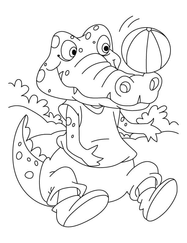 Free printable Crocodile coloring page #179030 from Animals collection