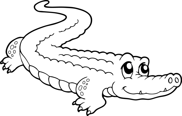 Coloring page: Crocodile (Animals) #4792 - Free Printable Coloring Pages