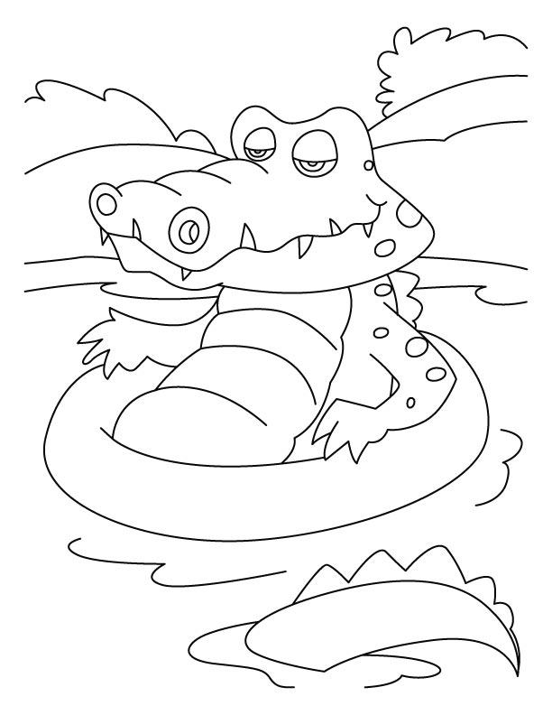 Coloring page: Crocodile (Animals) #4804 - Printable coloring pages