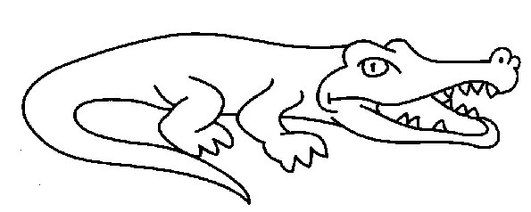 Coloring page: Crocodile (Animals) #4805 - Free Printable Coloring Pages