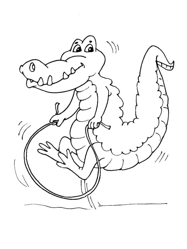 Coloring page: Crocodile (Animals) #4809 - Free Printable Coloring Pages