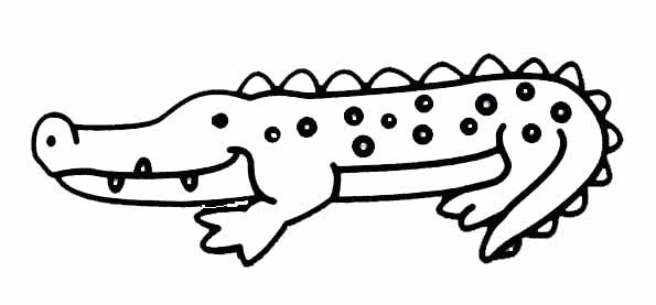 Coloring page: Crocodile (Animals) #4831 - Printable coloring pages