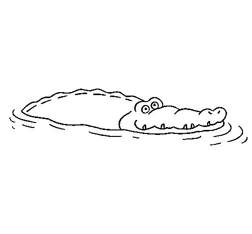 Coloring page: Crocodile (Animals) #4860 - Free Printable Coloring Pages