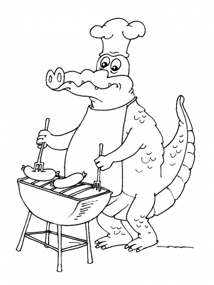 Coloring page: Crocodile (Animals) #4938 - Free Printable Coloring Pages