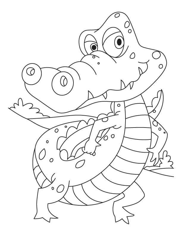 Coloring page: Crocodile (Animals) #4976 - Free Printable Coloring Pages
