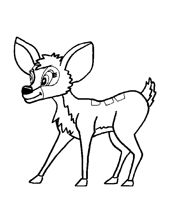 Coloring page: Deer (Animals) #2572 - Free Printable Coloring Pages