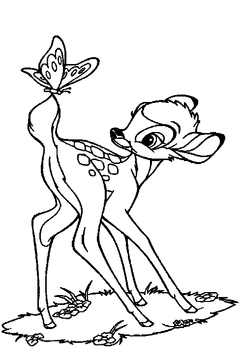 Coloring page: Deer (Animals) #2659 - Free Printable Coloring Pages