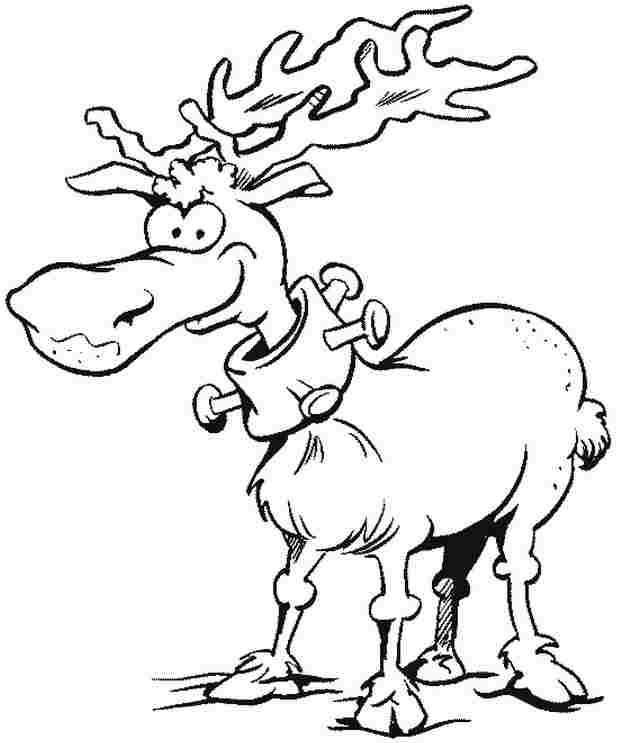 Coloring page: Deer (Animals) #2719 - Printable coloring pages