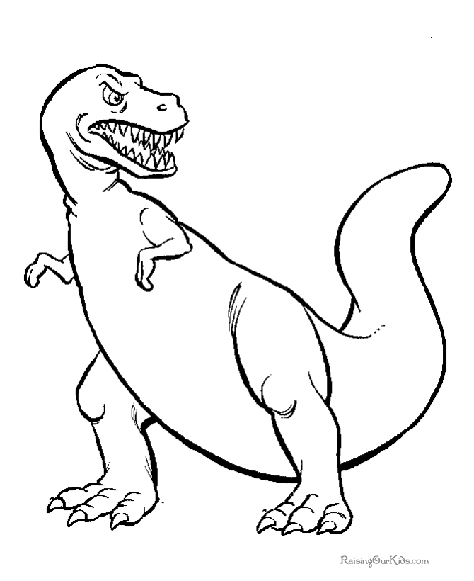 Coloring page: Dinosaur (Animals) #5490 - Free Printable Coloring Pages