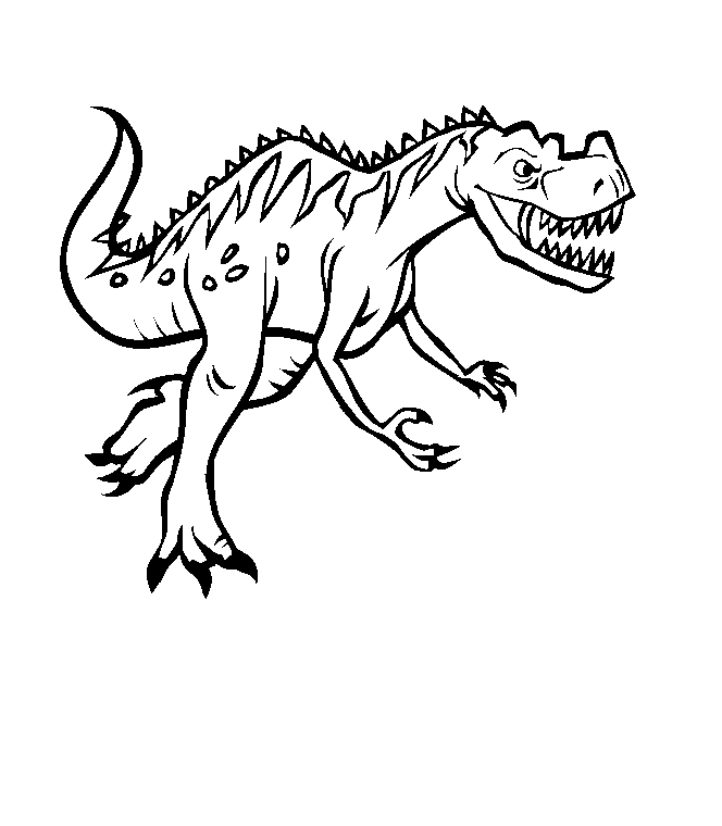 Coloring page: Dinosaur (Animals) #5511 - Free Printable Coloring Pages