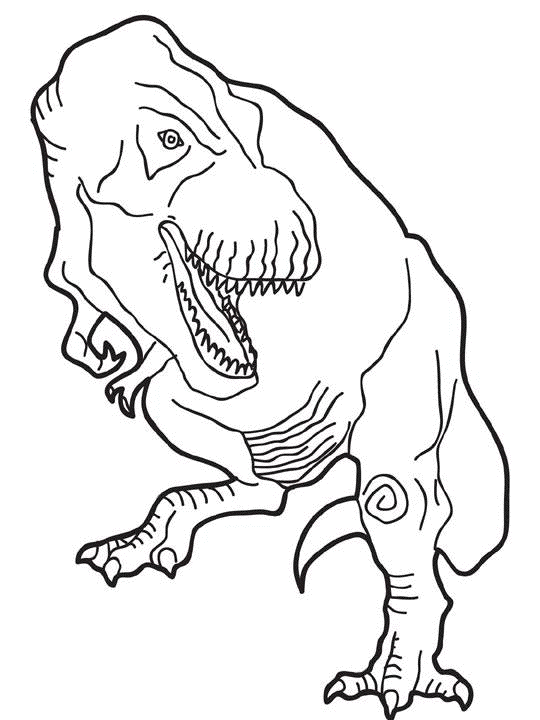Coloring page: Dinosaur (Animals) #5515 - Printable coloring pages