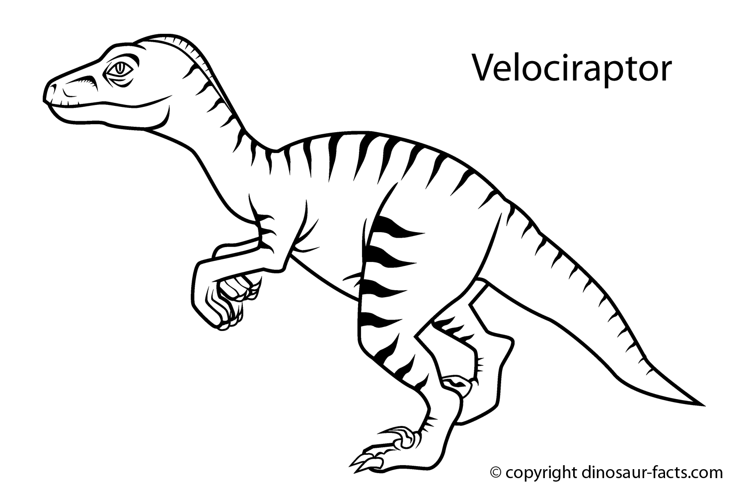 Coloring page: Dinosaur (Animals) #5517 - Printable coloring pages
