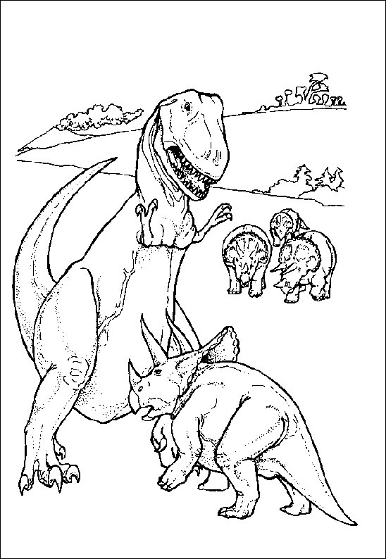 Coloring page: Dinosaur (Animals) #5526 - Free Printable Coloring Pages