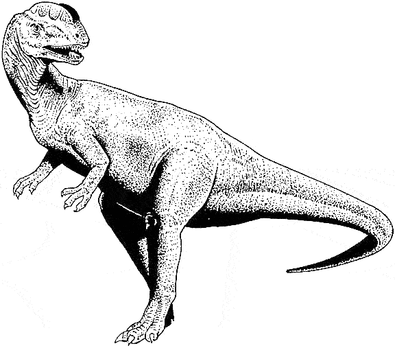 Coloring page: Dinosaur (Animals) #5541 - Printable coloring pages
