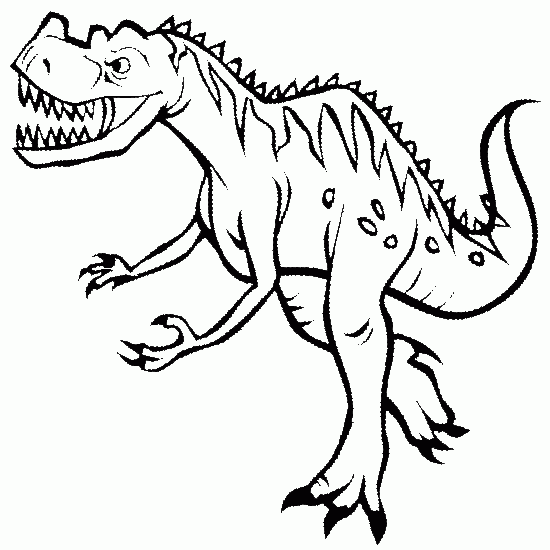 Coloring page: Dinosaur (Animals) #5545 - Printable coloring pages