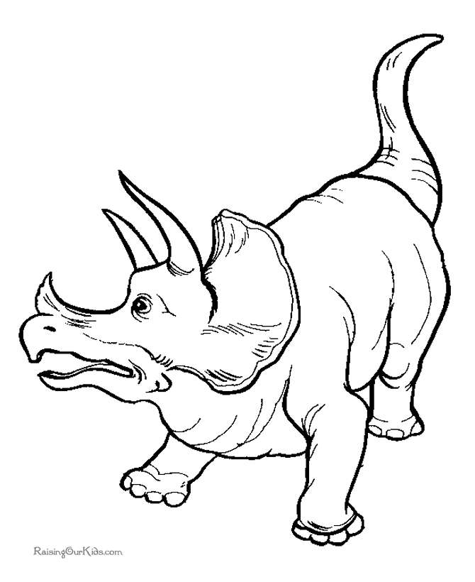 Coloring page: Dinosaur (Animals) #5555 - Printable coloring pages