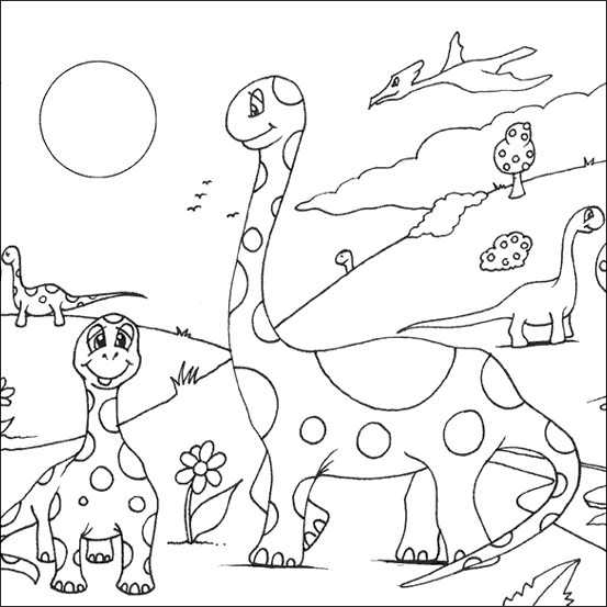 Coloring page: Dinosaur (Animals) #5561 - Free Printable Coloring Pages