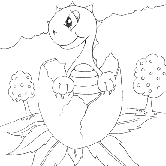Coloring page: Dinosaur (Animals) #5572 - Printable coloring pages