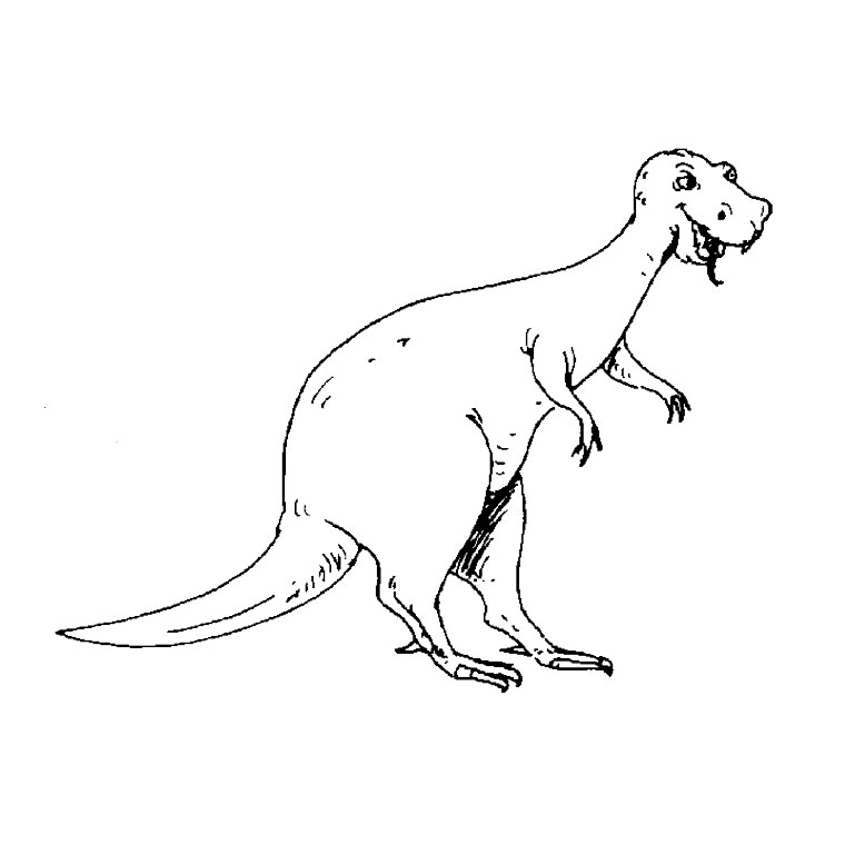 Coloring page: Dinosaur (Animals) #5573 - Free Printable Coloring Pages
