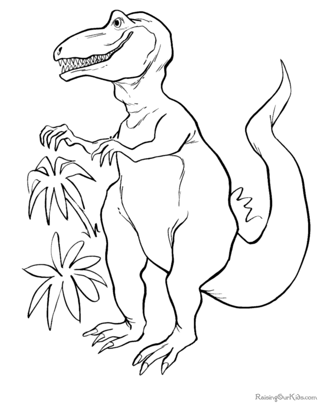 Coloring page: Dinosaur (Animals) #5597 - Free Printable Coloring Pages