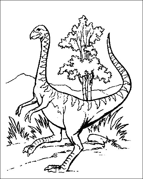 Coloring page: Dinosaur (Animals) #5599 - Printable coloring pages