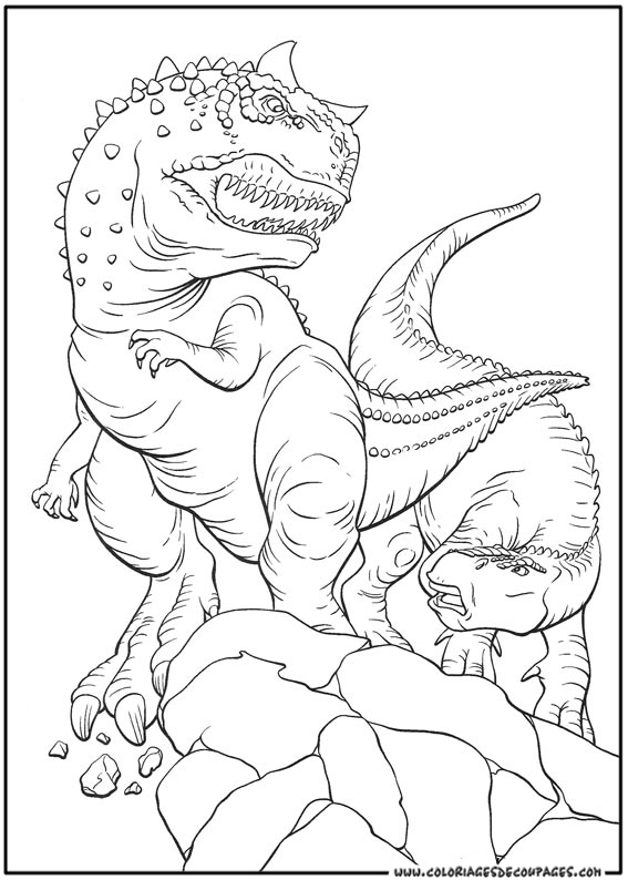 Coloring page: Dinosaur (Animals) #5603 - Free Printable Coloring Pages