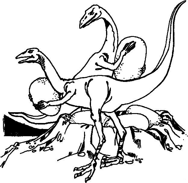 Coloring page: Dinosaur (Animals) #5606 - Printable coloring pages