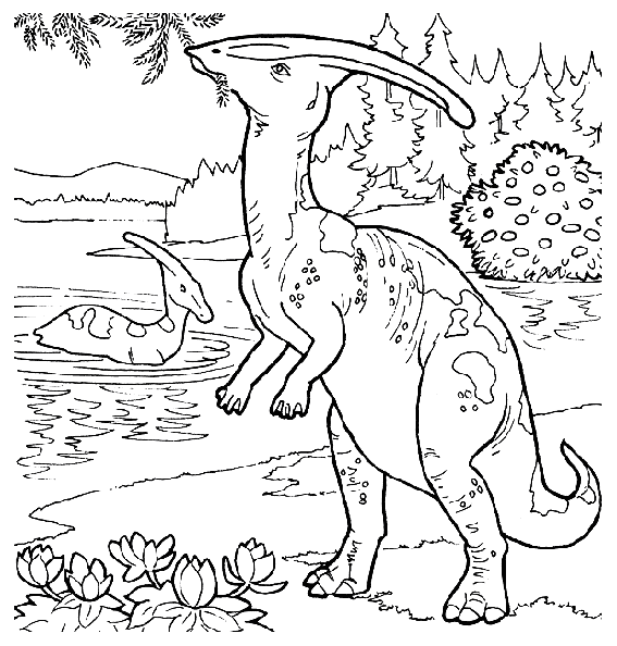 Coloring page: Dinosaur (Animals) #5615 - Free Printable Coloring Pages