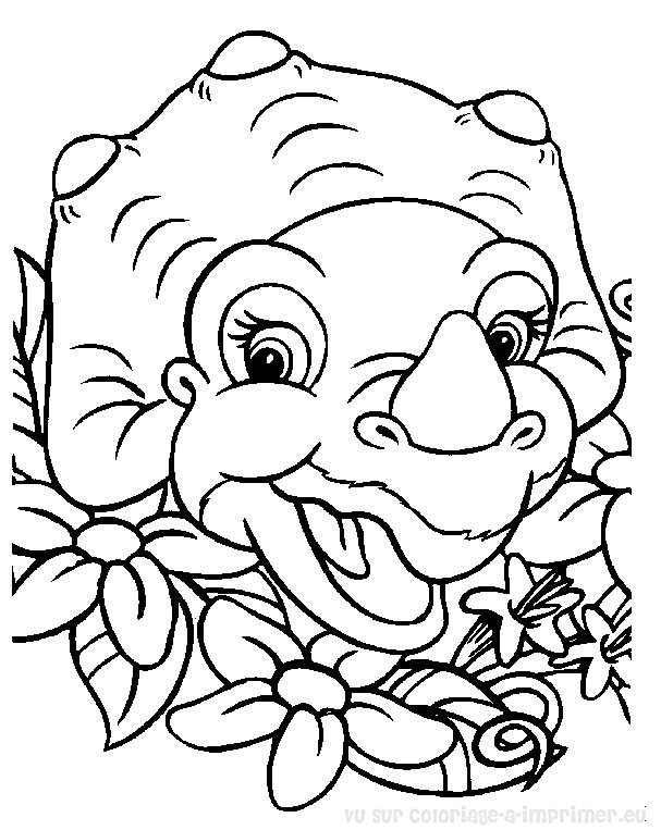 Coloring page: Dinosaur (Animals) #5625 - Printable coloring pages
