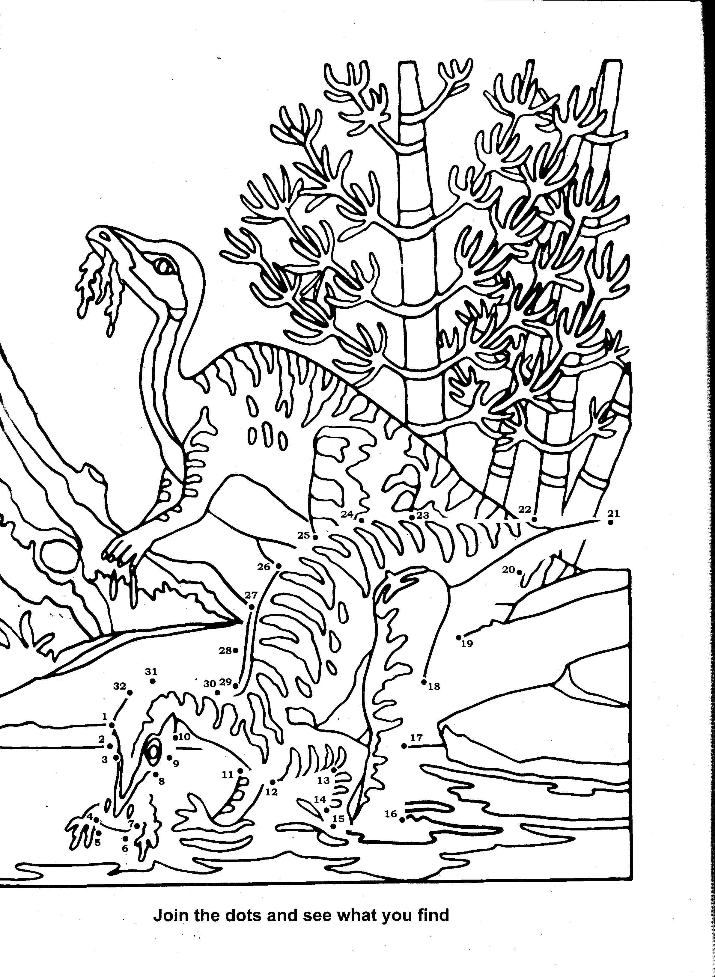 Coloring page: Dinosaur (Animals) #5633 - Free Printable Coloring Pages