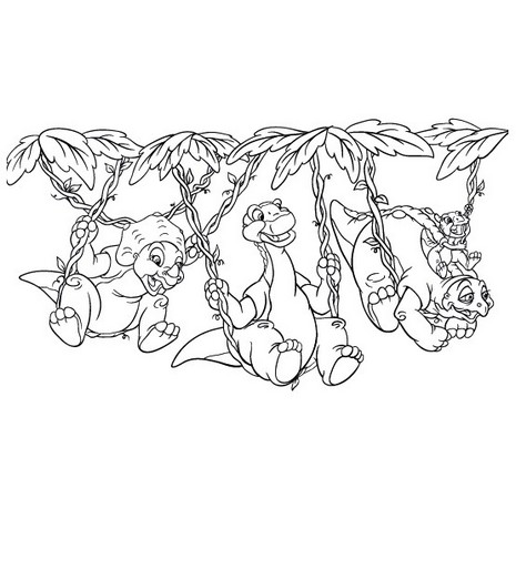 Coloring page: Dinosaur (Animals) #5636 - Free Printable Coloring Pages