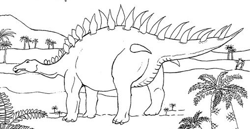 Coloring page: Dinosaur (Animals) #5647 - Printable coloring pages