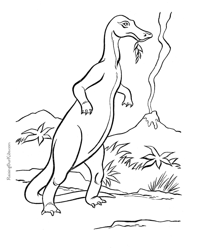 Coloring page: Dinosaur (Animals) #5656 - Free Printable Coloring Pages