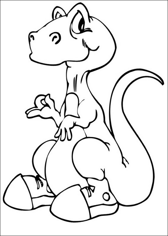 Coloring page: Dinosaur (Animals) #5657 - Free Printable Coloring Pages