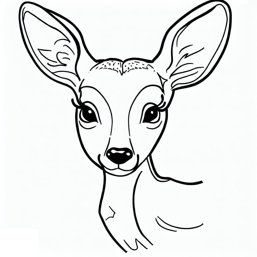 Free printable Doe coloring page #191095 from Animals collection