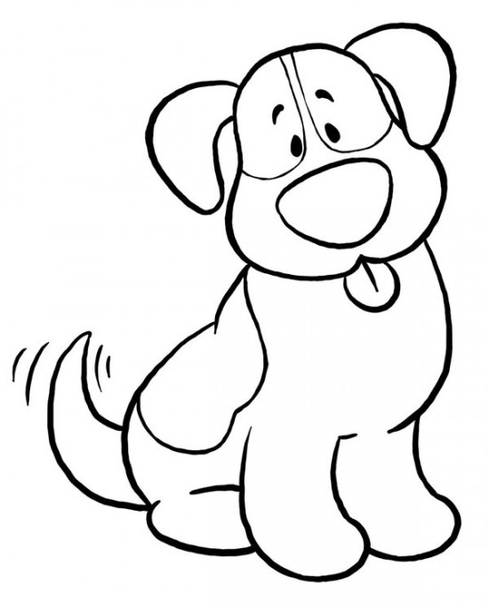 Coloring page: Dog (Animals) #17 - Free Printable Coloring Pages