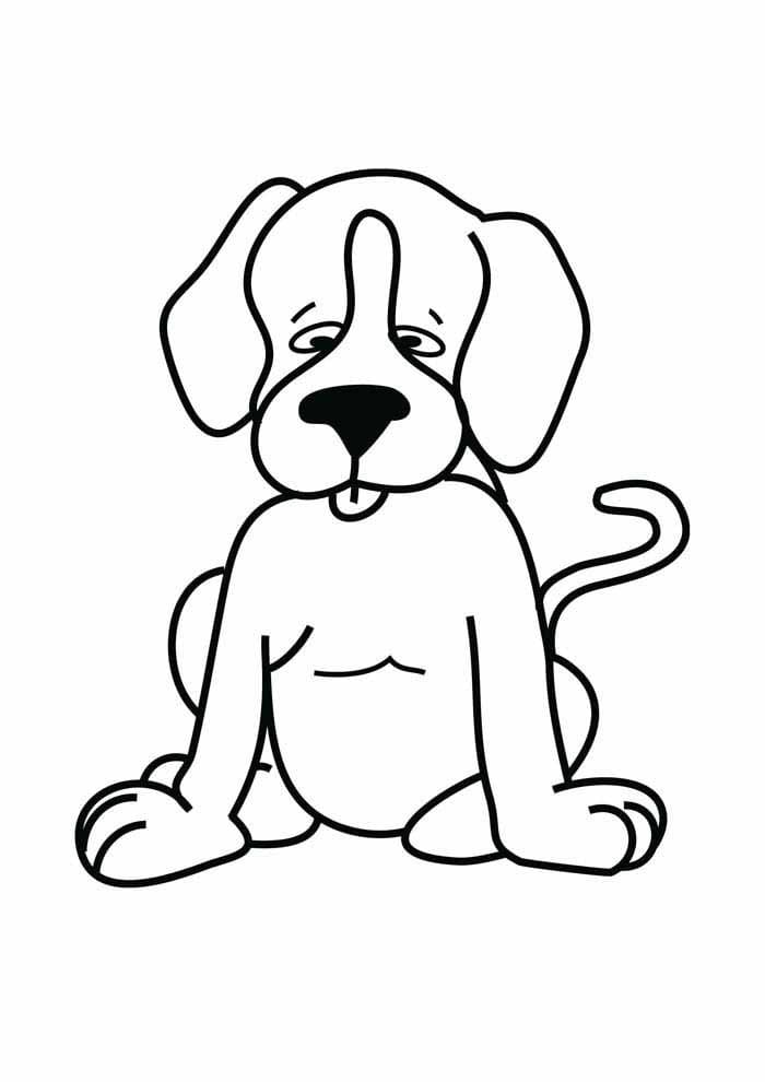 Free printable Dog coloring page #182782 from Animals collection