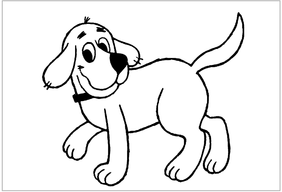 Drawing Dog #22 (Animals) – Printable coloring pages